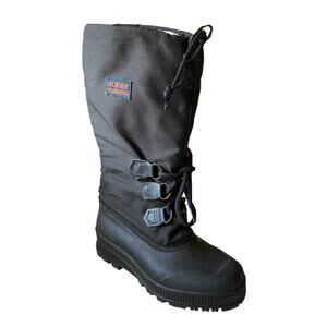 SOREL Women's Size 6 Vintage Kaufman Canada Snowcap Winter Boots Black Preppy